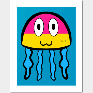 Pansexual Pride Jellfish Posters and Art